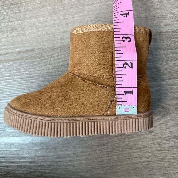 Cat & Jack Tan Faux Suede Winter Boots – Toddler Size 6 - Picture 11 of 12